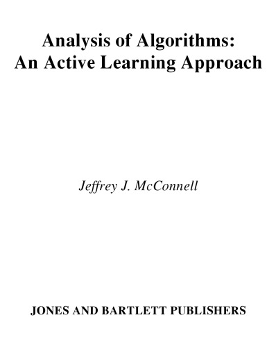 Analysis of Algorithms: An Active Learning Approach