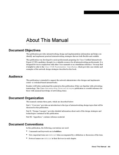 Cisco CCIE Fundamentals: Network Design