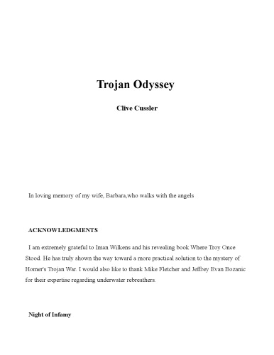 Trojan Odyssey (Dirk Pitt Novels)