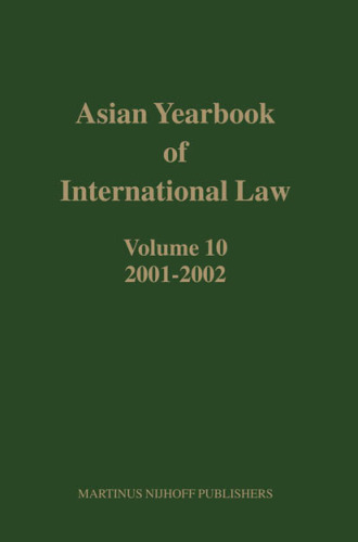 Asian Yearbook of International Law 2001 (Asian Yearbook of International Law)