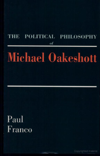 The Political Philosophy of Michael Oakeshott