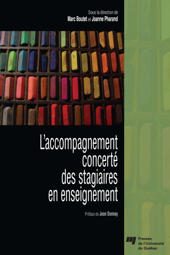 L'accompagnement concerté des stagiaires en enseignement