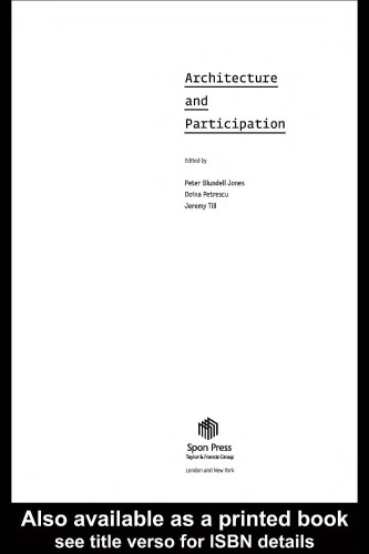 Architecture and Participation