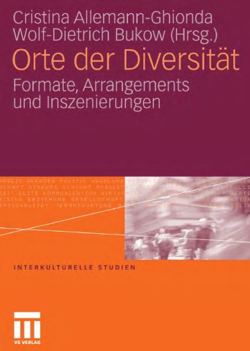 Orte der Diversität: Formate, Arrangements und Inszenierungen