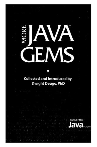 More Java Gems (SIGS Reference Library)