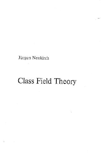 Class Field Theory