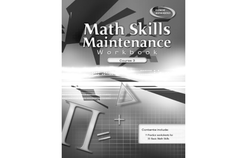 Math Skills Maintenance Workbook: Course 3