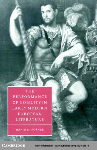 The Performance of Nobility in Early Modern European Literature