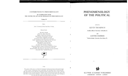 Phenomenology of the Political