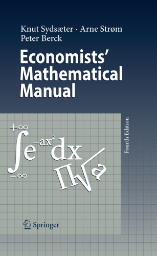 Economists’ Mathematical Manual