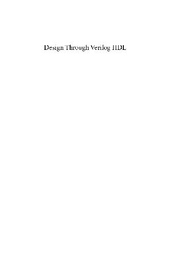 Design Through Verilog HDL