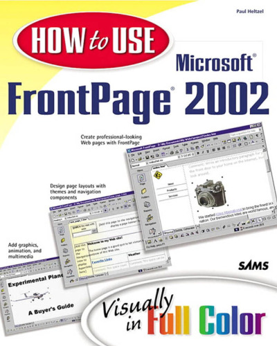 How to Use Microsoft FrontPage 2002