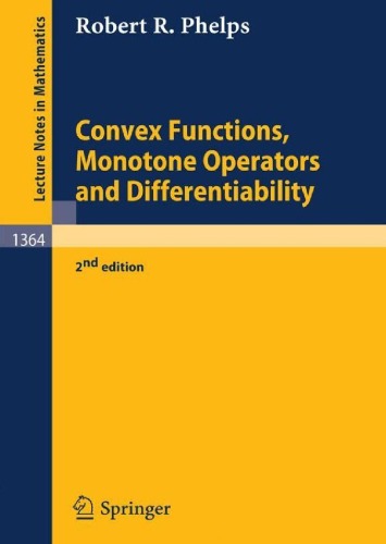 Convex Functions, Monotone Operators and Differentiability