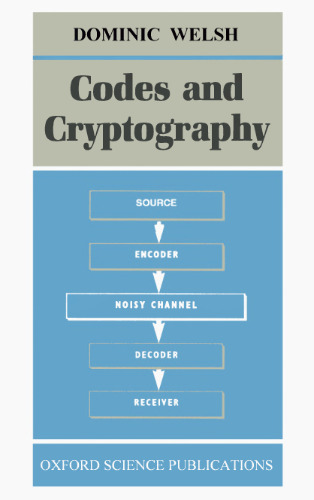 Codes and Cryptography