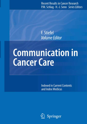 Communication in Cancer Care (Recent Results in Cancer Research)