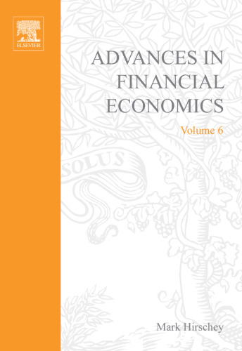 Advances in Financial Economics, Volume 6 (Advances in Financial Economics)