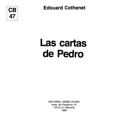 Las Cartas de Pedro