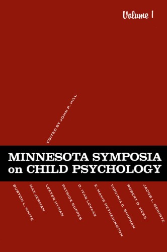 Symposia on Child Psychology: v.1