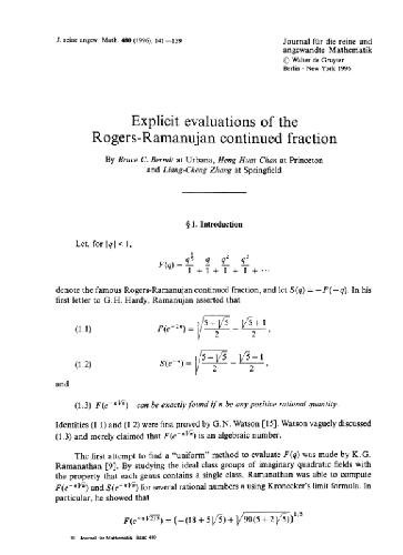 Explicit evaluations of the Rogers-Ramanujan continued fraction