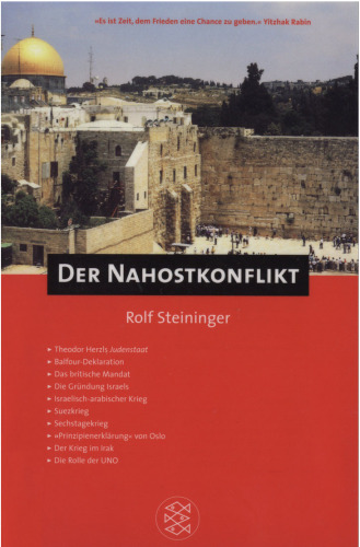 Der Nahostkonflikt