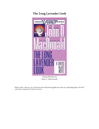 The Long Lavender Look (Travis McGee Mysteries 12)