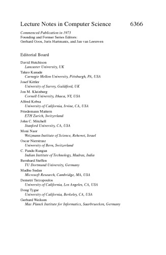 Stabilization, Safety, and Security of Distributed Systems: 12th International Symposium, SSS 2010, New York, NY, USA, September 20-22, 2010. Proceedings