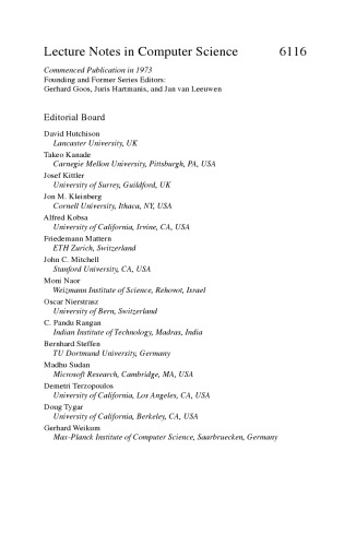 Coordination Models and Languages: 12th International Conference, COORDINATION 2010, Amsterdam, The Netherlands, June 7-9, 2010. Proceedings