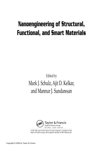 Nanoengineering of Structural, Functional and Smart Materials