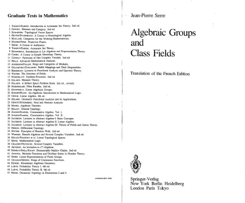 Algebraic Groups and Class Fields