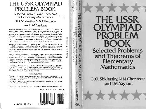 The USSR Olympiad Problem Book: Selected Problems and Theorems of Elementary Mathematics