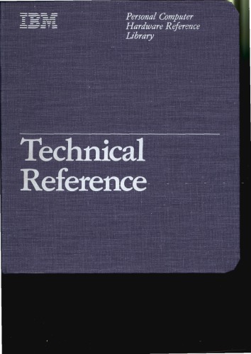 IBM Technical Reference - Options and Adapters Volume 1 (6322509)