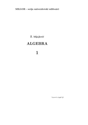 Algebra 1