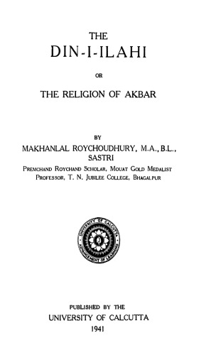 Din-i Ilahi or The Religion of Akbar_1941