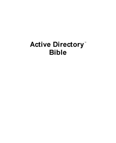 Active Directory Bible