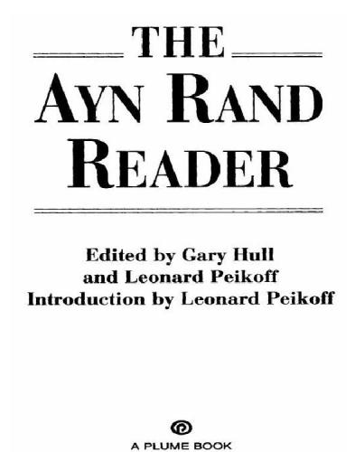 Ayn Rand Reader