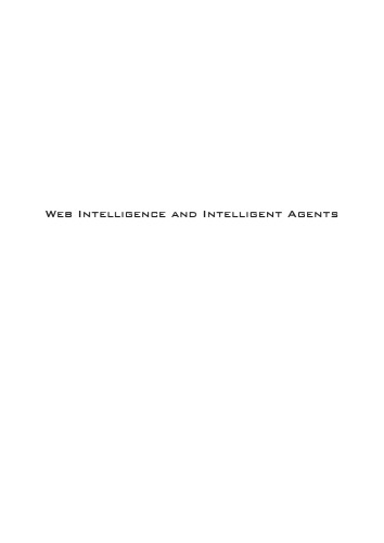 Web Intelligence and Intelligent Agents