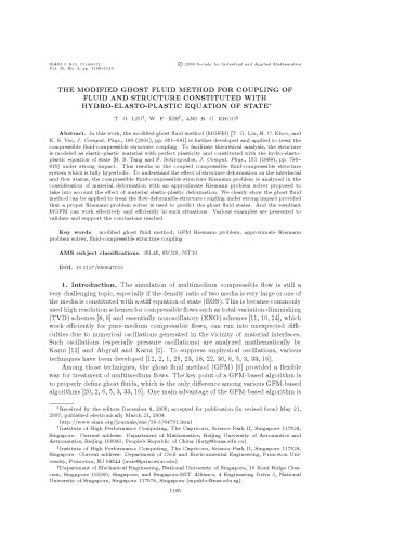 SIAM Journal on Scientific Computing ~  Volume 30, Issue 3, pp. 1105-1657 (2008) Fast Multilevel Algorithm for a Minimization Problem in Impulse Noise Removal