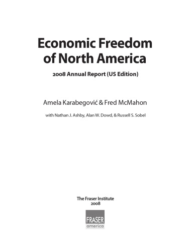 Economic Freedom of North America 2008