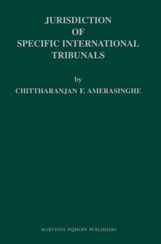 Jurisdiction of Specific International Tribunals