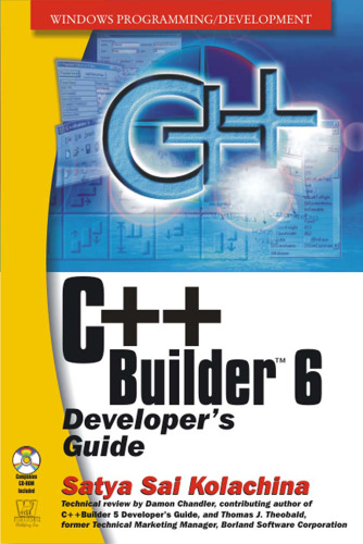 C++ Builder 6 Developers Guide with CDR