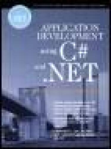 Application Development Using C# and .NET