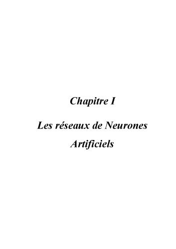 Les réseaux de neurones