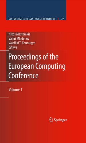 Proceedings of the European Computing Conference: Volume 1