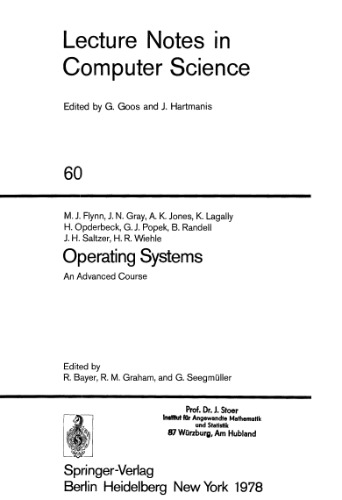 Operating Systems: An Advanced Course