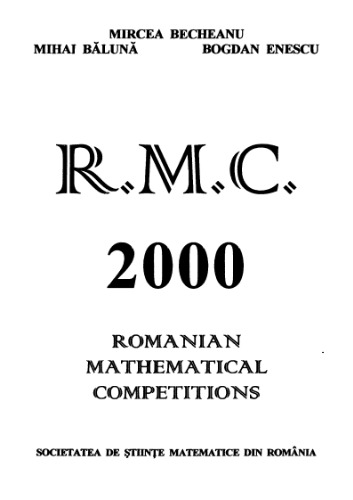 Romanian mathematical competitions