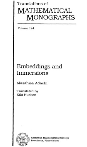 Embeddings and immersions