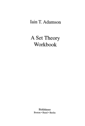 A set theory workbook