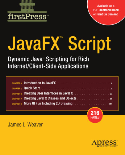 JavaFX Script: Dynamic Java Scripting for Rich Internet/Client-side Applications