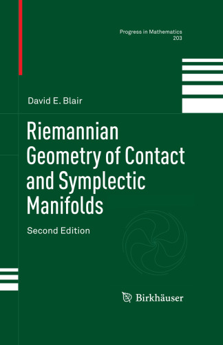 Riemannian geometry of contact and symplectic manifolds