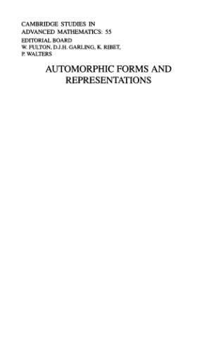 Automorphic forms and representations